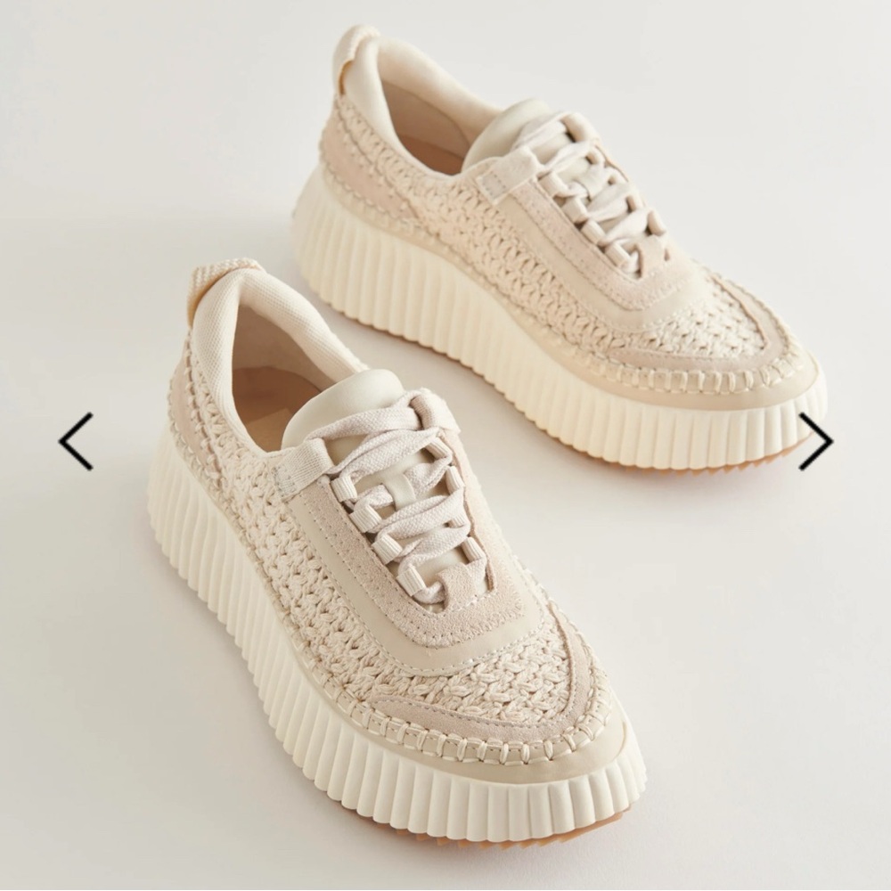 Dolce Vita Cream Sneakers